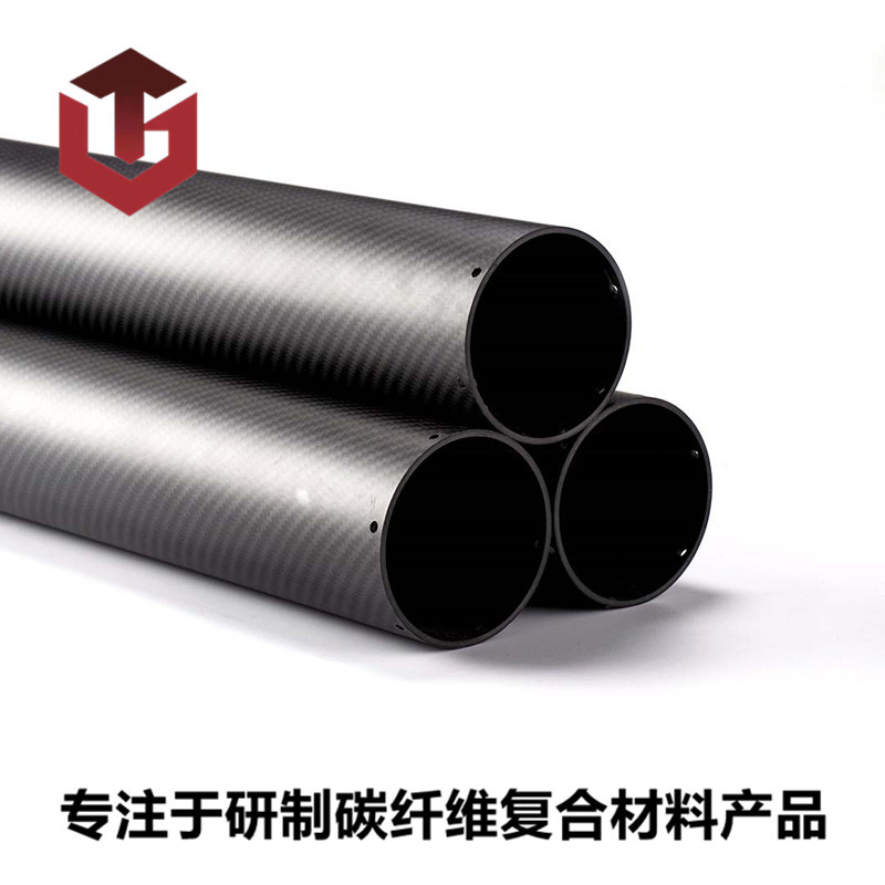 厂家供应东莞3k碳纤维管 空心碳管 碳纤维卷管复合型材