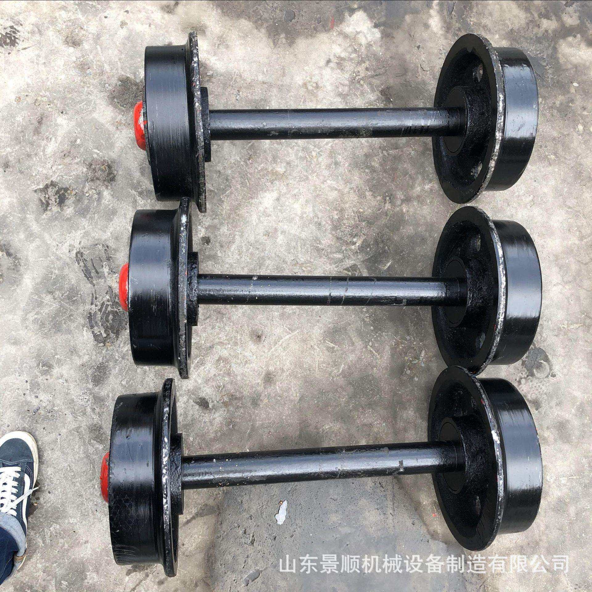 矿用矿车轮铸钢加厚矿车轮对平板车矿车轮子空心实心轨道轮