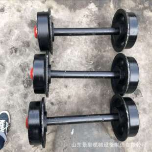 矿用矿车轮铸钢加厚矿车轮对平板车矿车轮子空心实心轨道轮