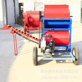 柴电两用花生播种机400型干湿两用花生摘果机新款 农用打花生机