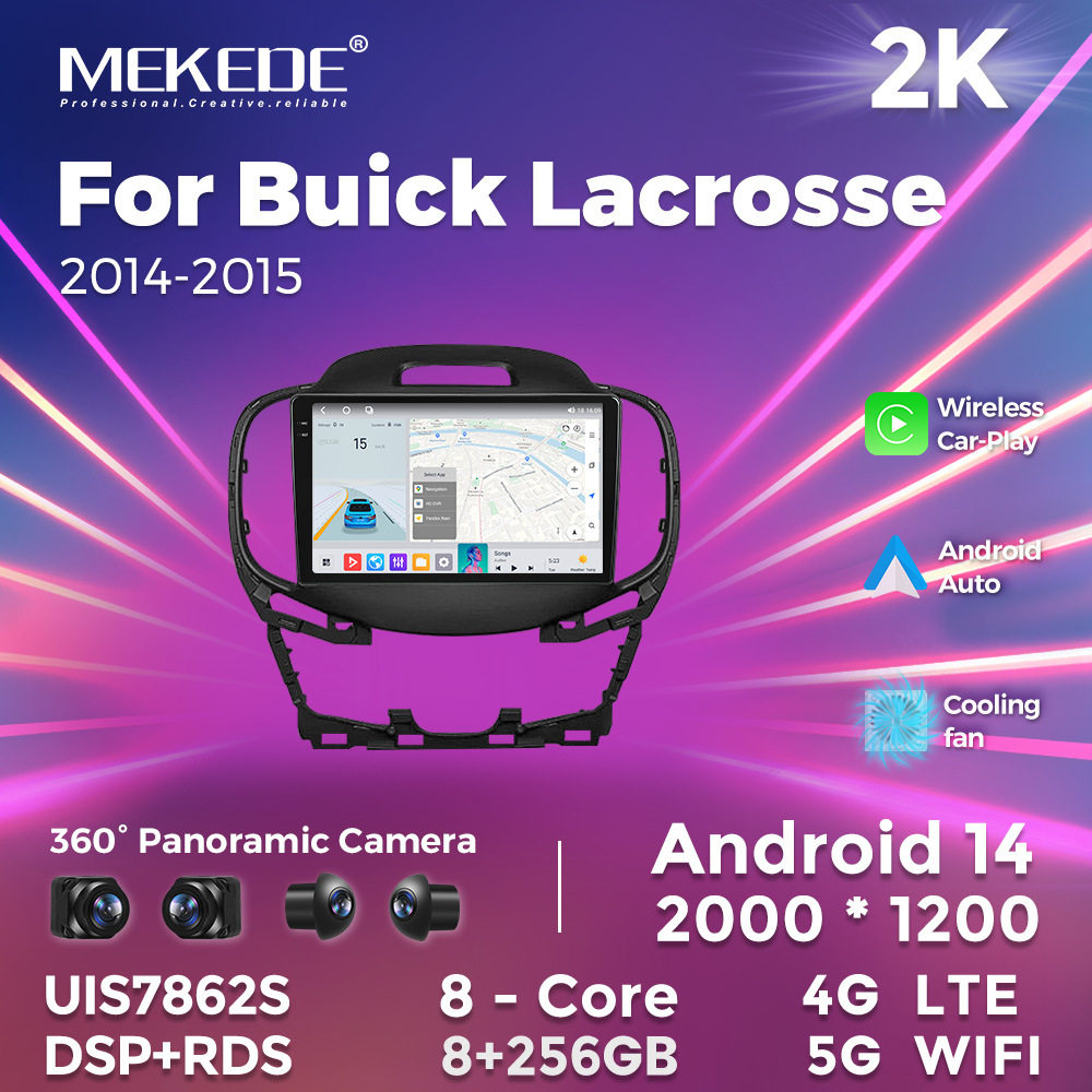 适用于Buick Lacrosse 2014-2015别克君越车载中控导航仪 carplay