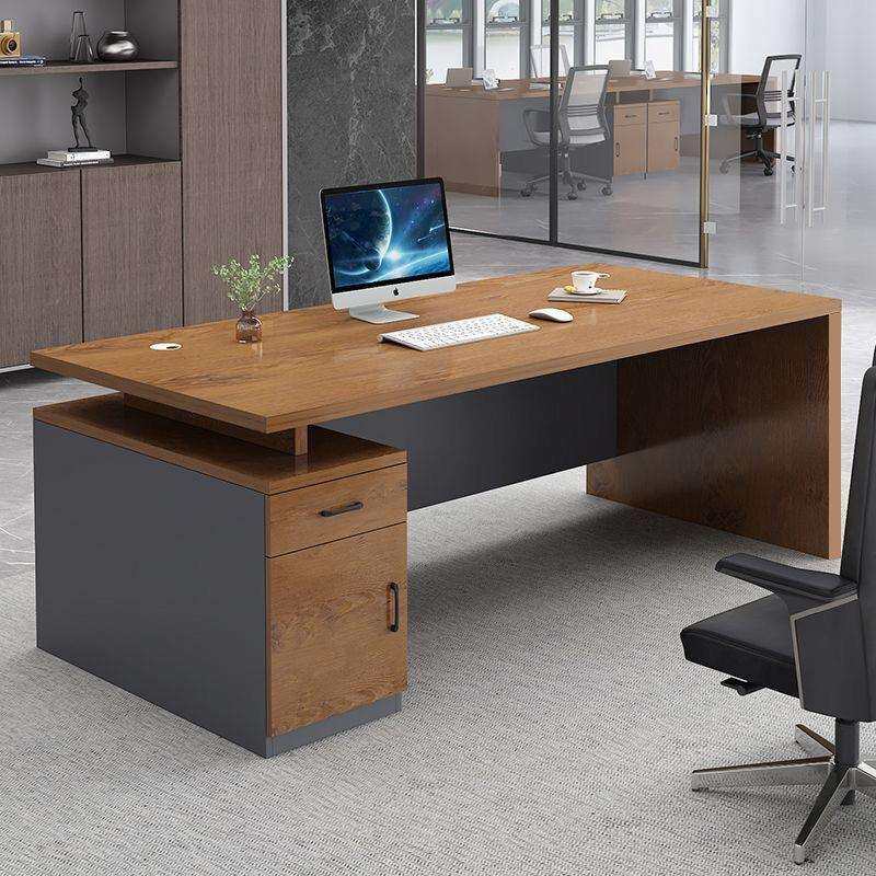 办公桌简易单人经理桌电脑桌简约现代主管桌子办公室办公桌椅组合