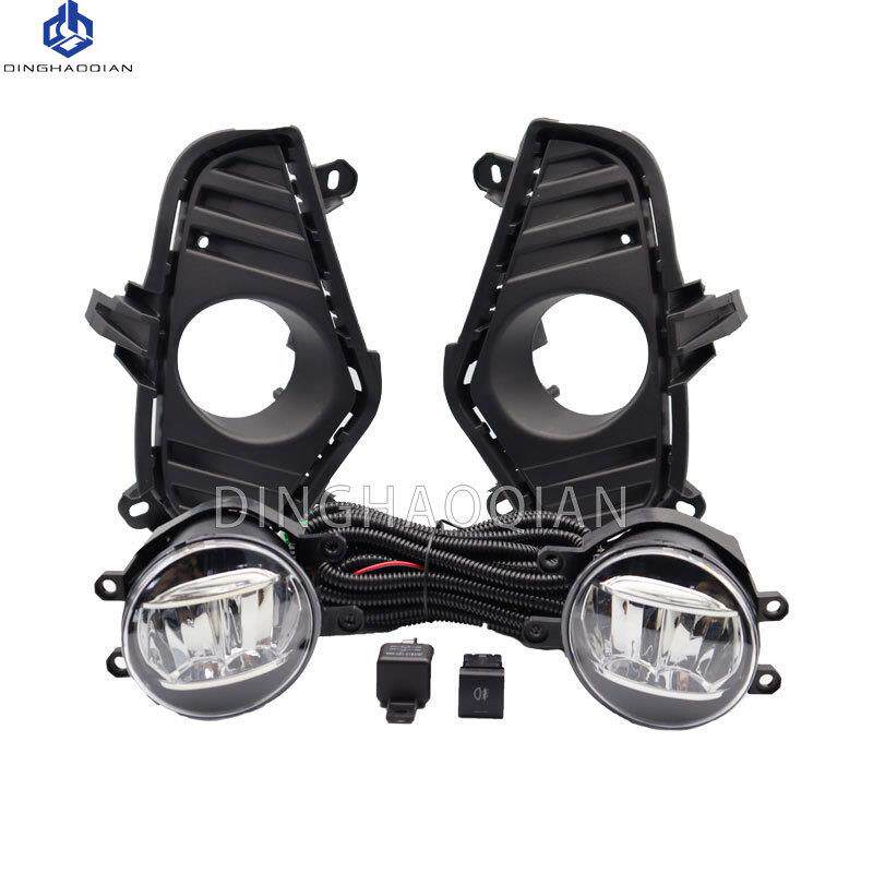 适用丰田RAV420-21款LED雾灯套装低配改装高配雾灯升级雾灯套件