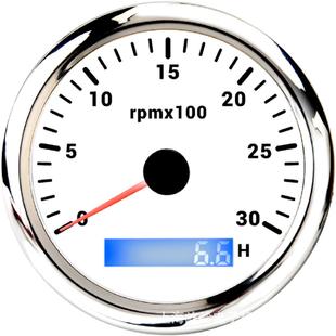 85mm改装 8kRPM带小时计功能7色背光任调 汽车发动机转速表3k