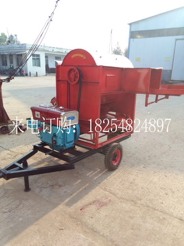5TD-100型稻麦0脱粒机新100脱粒机与底盘柴油机