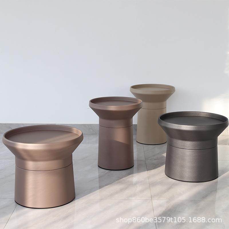 造心家具|北欧组合现代简约客厅家用茶桌轻奢网红圆形茶几储物桌