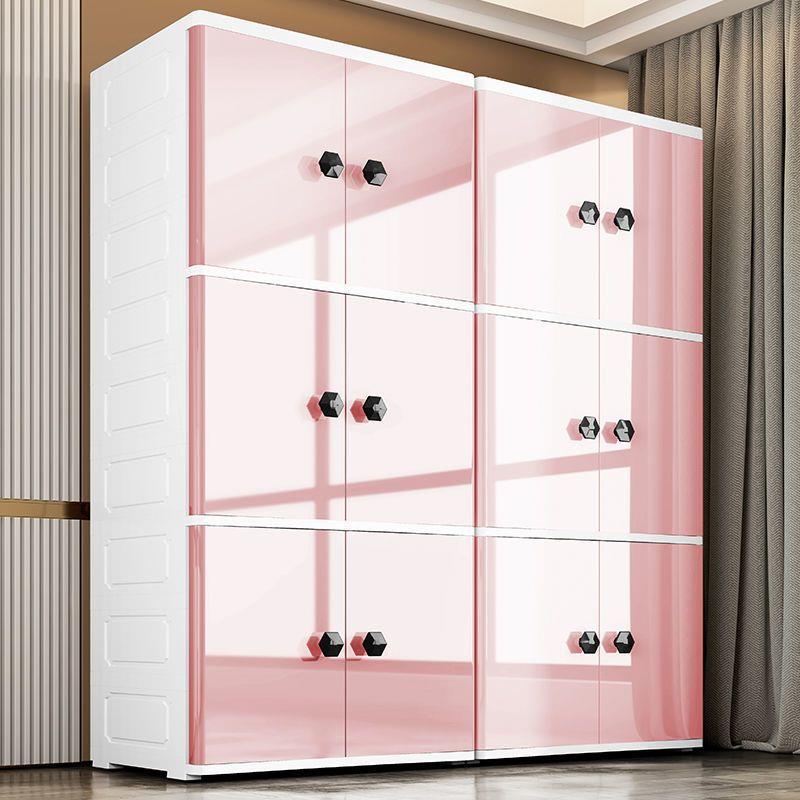 收纳柜双开门特大号简易衣柜儿童宝宝家用卧室抽屉式加厚置物柜