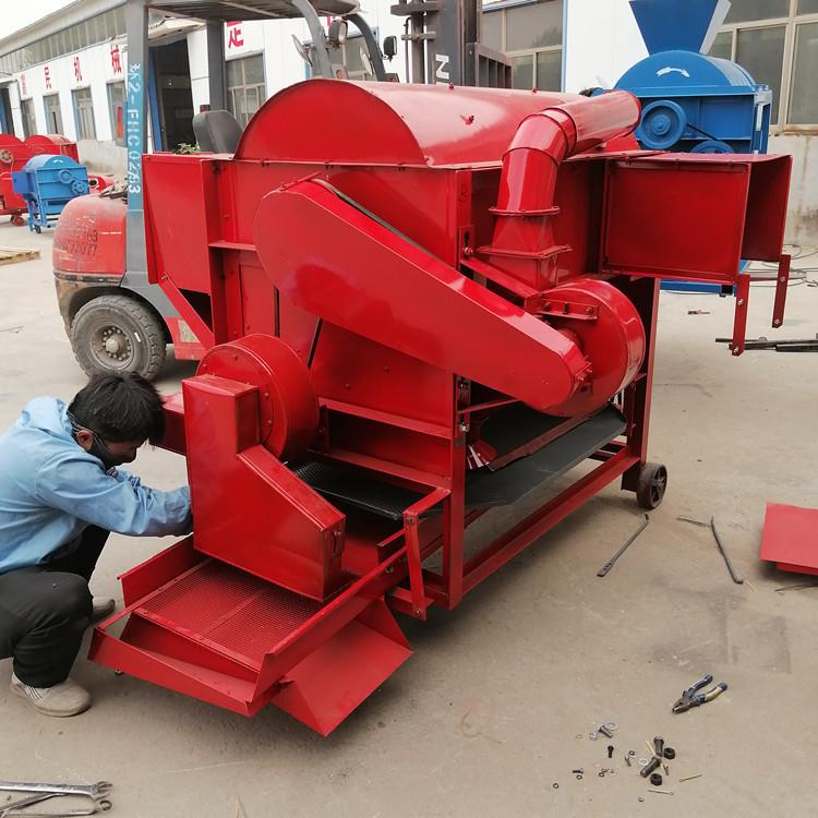 燕麦小麦打麦机电动125脱粒机三清四分离扬场机现货