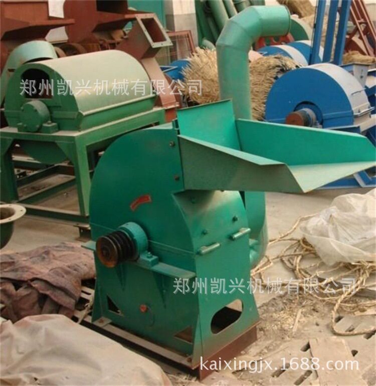 凯兴中碎机干核桃壳榴莲壳椰子壳打颗粒粉碎机3-30mm大小可调