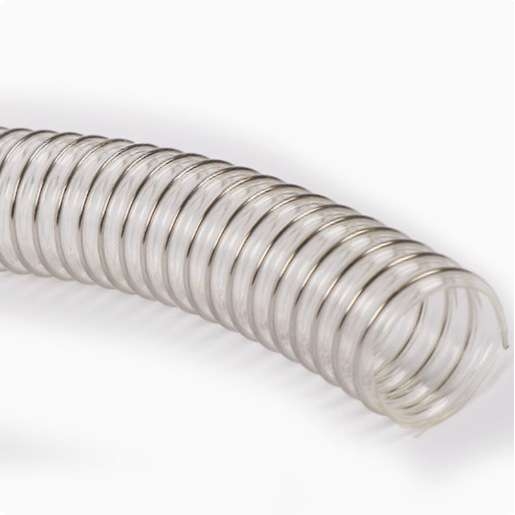 304PU钢丝软管锂电行业用禁铜锌304不锈钢丝软管聚氨酯加厚波纹管