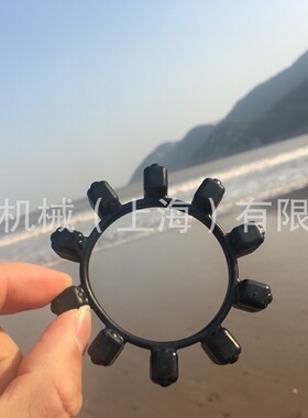 上海布勒红色黄绿梅花联轴器缓冲垫/橡胶块GM9/12/14/19/24/28/38