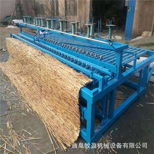 新品 2m草帘机厚薄可调稻草帘子机电动苇帘机草帘编织机