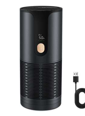 车载空气净化器家用便携式小型除甲醛除烟味办公室桌面净化器