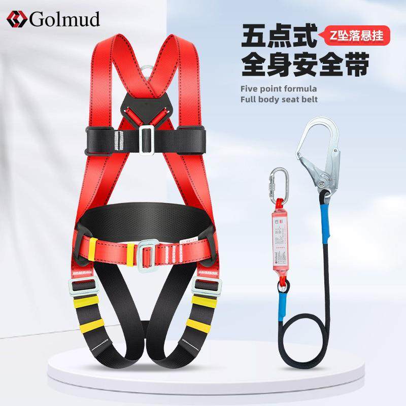 哥尔姆全身Z-Y五点式安全带GM5841高空作业防坠落安全绳套装国标,鲜花速递/花卉仿真/绿植园艺,割草机/草坪机,淘宝优惠券,粉丝福利购,淘宝优惠卷