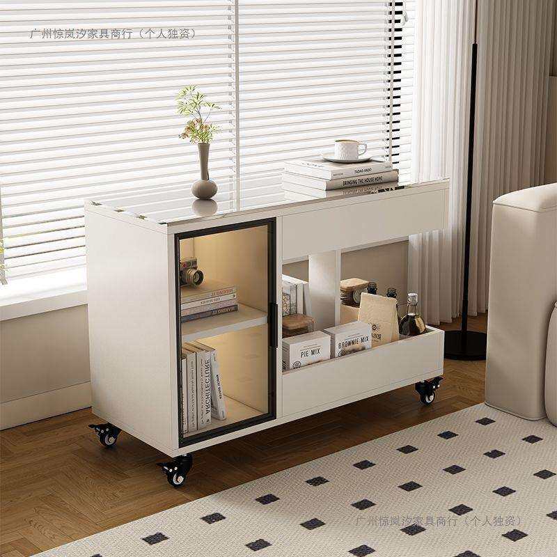 可移动茶几小推车边几小户型家用茶桌多功能轻奢沙发边几侧边柜