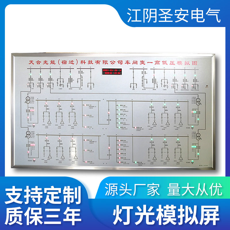 电力灯光马赛克模拟屏控制系统