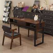 美式 复古美甲桌单双人美甲台美甲店经济简约型大气简约爆款 人气大