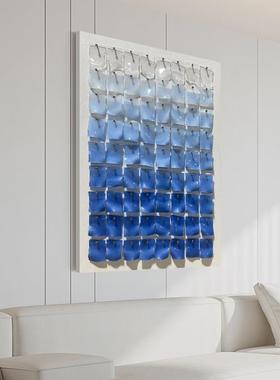 2025新款现代简约客厅装饰画轻奢立体玄关过道挂画高级感餐厅壁画