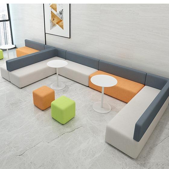 工作室办公洽谈现代简约休息接待会客区商务休闲创意沙发组合套装