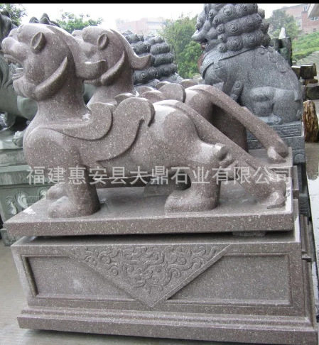 石雕貔貅祠堂石貔貅石雕刻别墅石狮子厂家批发貔貅工艺品摆放手工