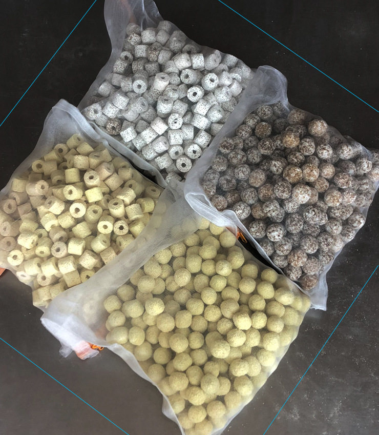 30斤黄色细菌球净水培菌滤材