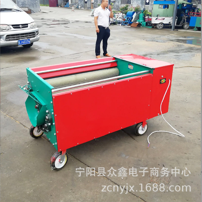 外贸电动核桃去皮机家用大型硬皮核桃去皮不伤核桃去青皮清洗一体