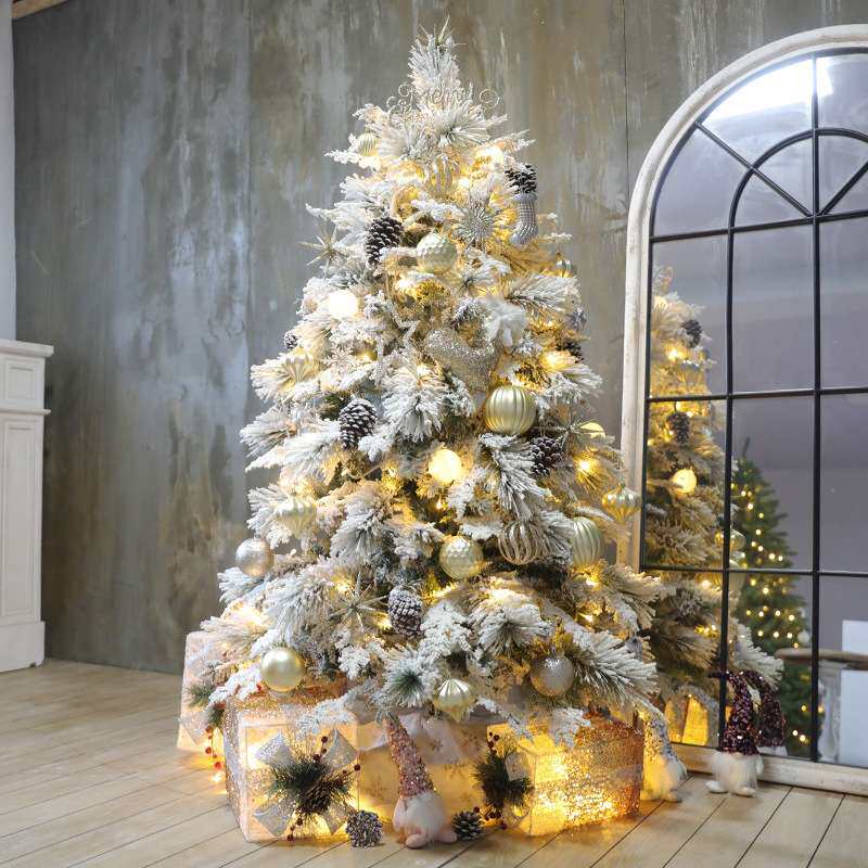 北国风光圣诞树家用套餐1.5/1.8/2.1/3米4加密大型圣诞节场景装饰