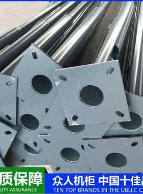 监控立杆支架道路监控杆八角杆大小节镀锌杆现货供应