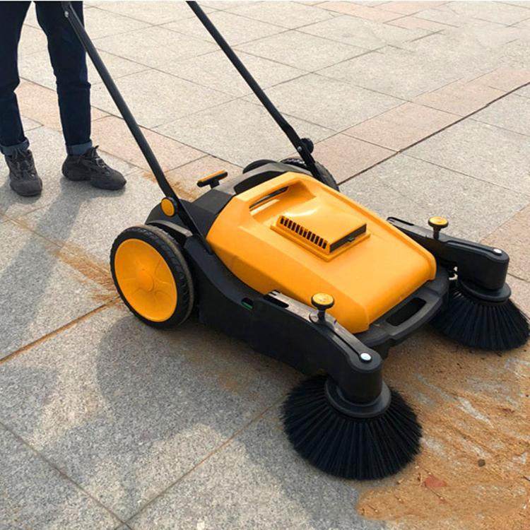 工厂粉尘垃圾扫地机地面清洁设备清扫机手推式不用电车间扫地机