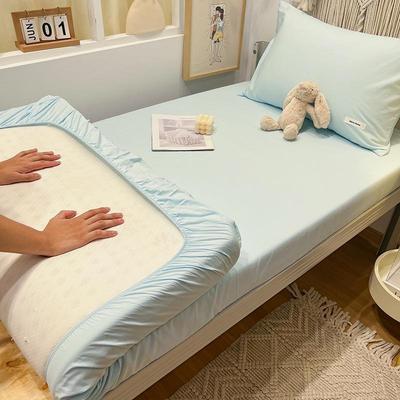 学生宿舍专用床笠单件90x190薄床垫褥子保护套罩纯棉床单人三件套