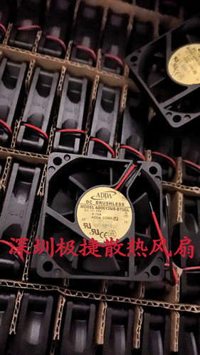 ADDA 6CM厘米6015 12V0.15A静音电源机箱散热风扇 AD0612US-D70GL