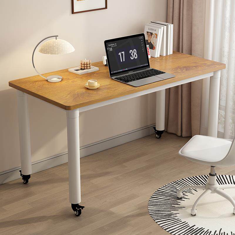 桌子可移动学习桌工作台小户型简易办公桌卧室家用带轮书桌电脑桌