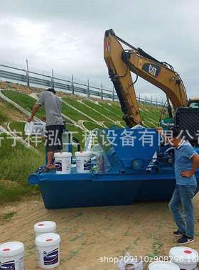 U型槽现浇水渠成型机农田水沟渠道梯形滑模机