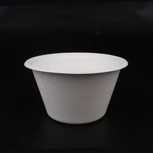 新品一次性甘蔗浆纸碗可降解餐具1000ml碗