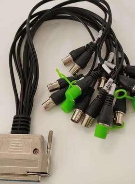 DB37母转16个BNC监控线 安防监控配线