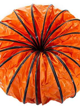 12寸PVC风管隧道排风厨房通风排烟抽风SMDY排气管伸缩软管风机管