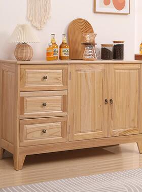 A10L餐边柜斗柜实木收纳储物柜客厅靠墙小柜子橱柜茶水柜置物柜酒