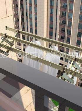 现货供应衣架生产衣架升降晾衣架外阳台晾衣架配件