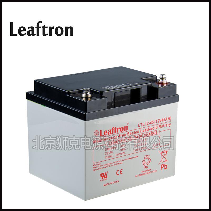 Leaftron蓄电池LT12-18船舶照明12V18AH监控、工业电源后备应急
