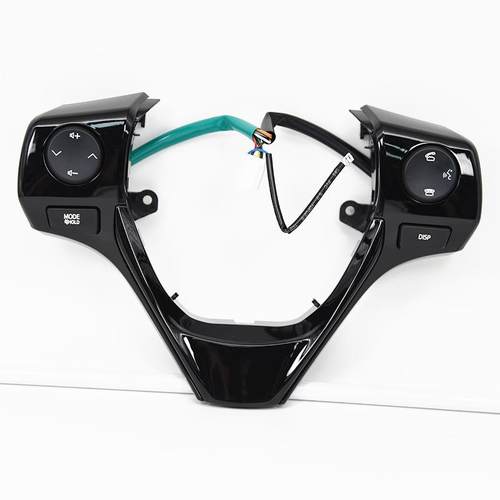 适用于卡罗拉雷凌RAV4多功能方向盘按键音响84250-02560钢琴黑款