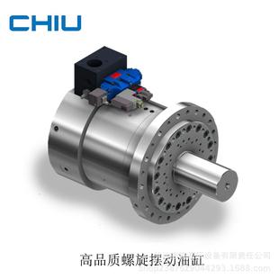 专业生产乳化液介质摆动油缸矿山机械用螺旋摆动液压旋转油缸