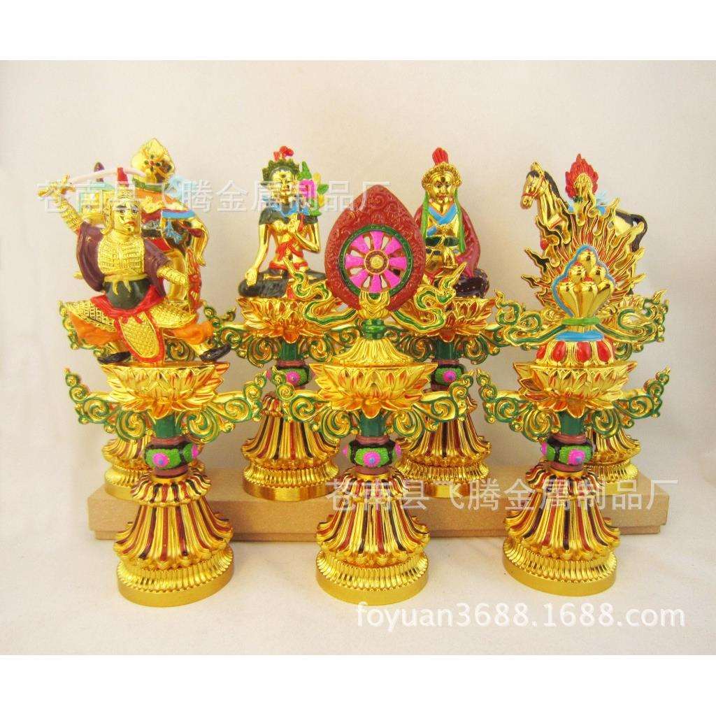 供品/新款彩绘轮王七珍宝/七宝七政宝/高27cm