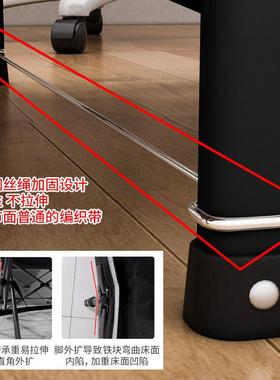 胖人午休折叠床简易成人加厚陪护床单人午睡床加固便携办公行军床