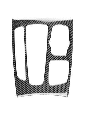 适用14-17款宝马新X5X6F15F16中控换档排档位面板碳纤维装饰贴