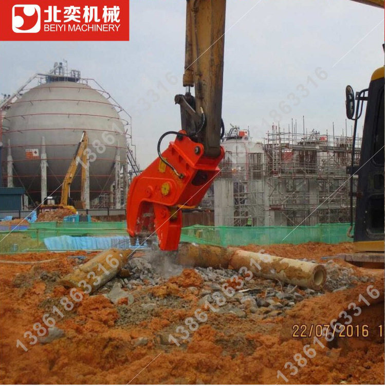 进口液压钳挖机拆房旧楼拆除