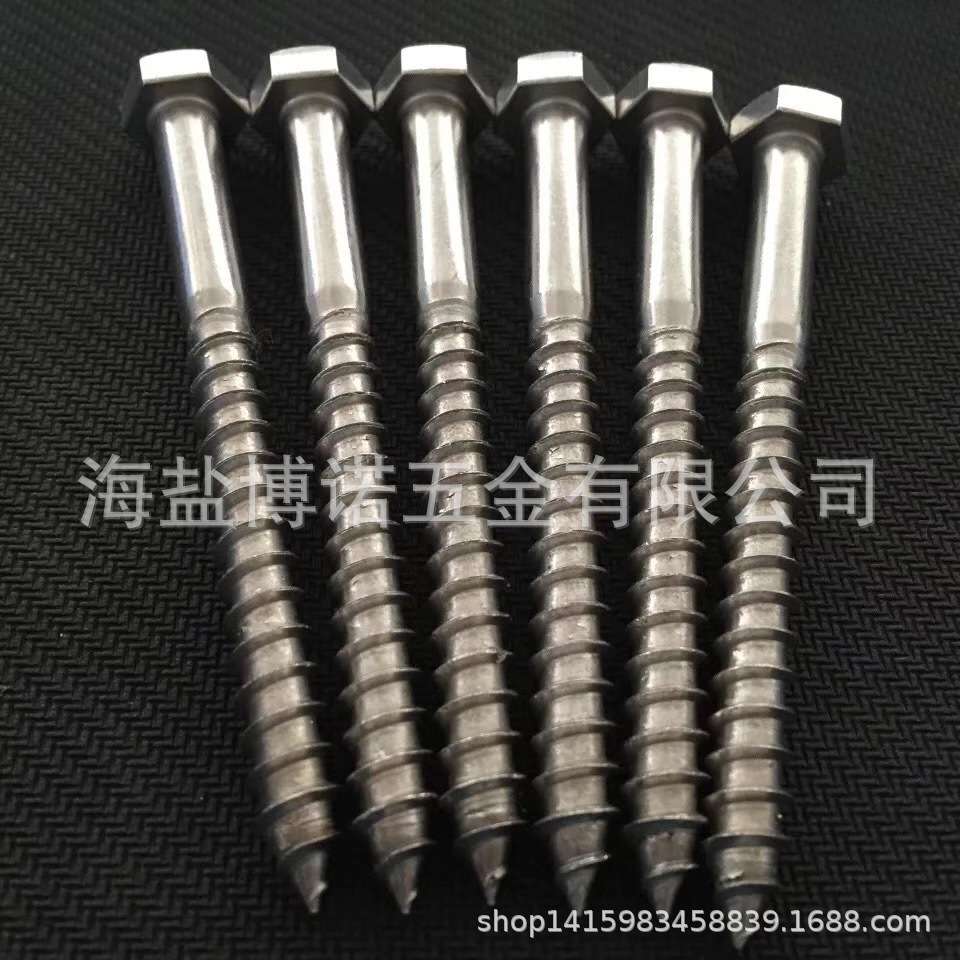 供应不锈钢DIN571方头螺丝美制A307A307B重型六角头螺栓高强螺纹
