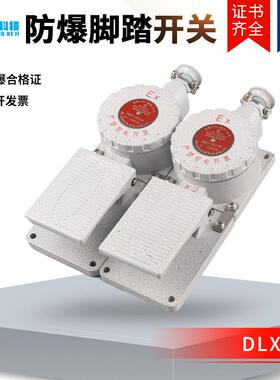 dlxk防爆脚踏开关单踏双踏行程开关防爆开关防爆脚踏行程开关