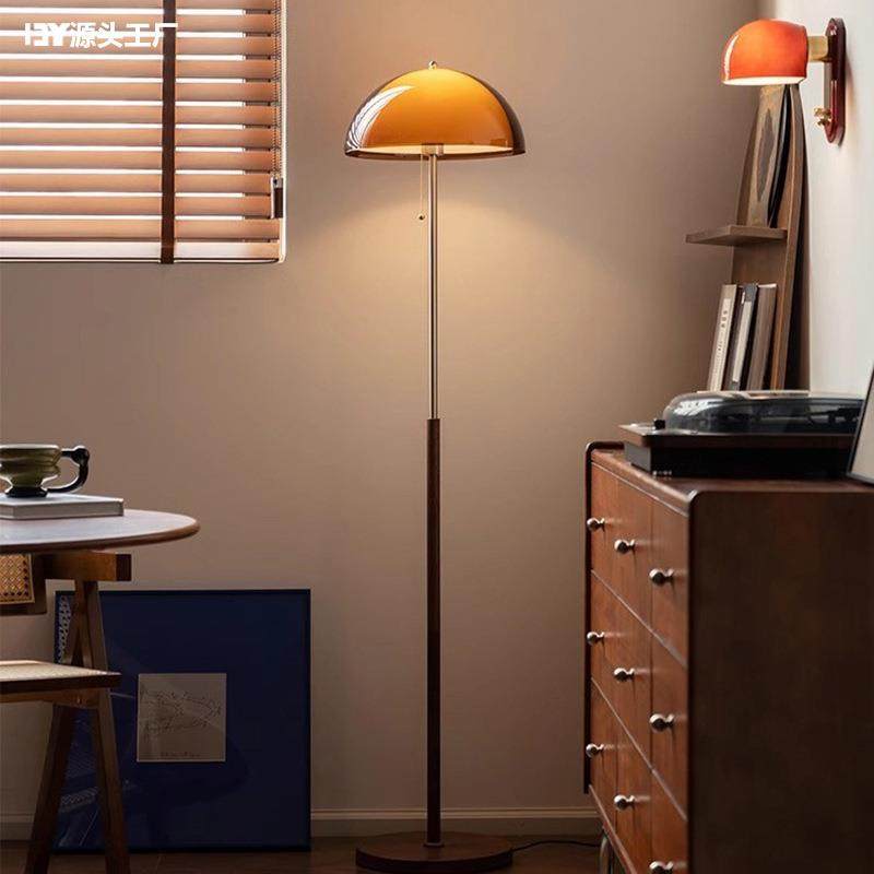 设计师落地灯客厅卧室沙发旁边氛围高级感法式中古风床头暖光台灯