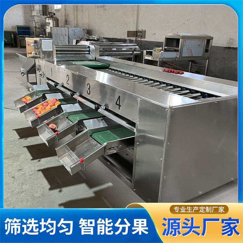 土豆滚杠分选机砂糖橘橙子猕猴桃分选机果蔬不锈钢多级分选机