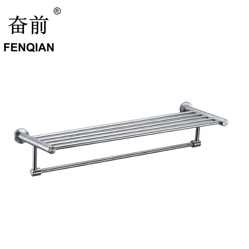 毛巾架304不锈钢浴巾架单双杆多杆挂壁式浴室挂件A1006热卖